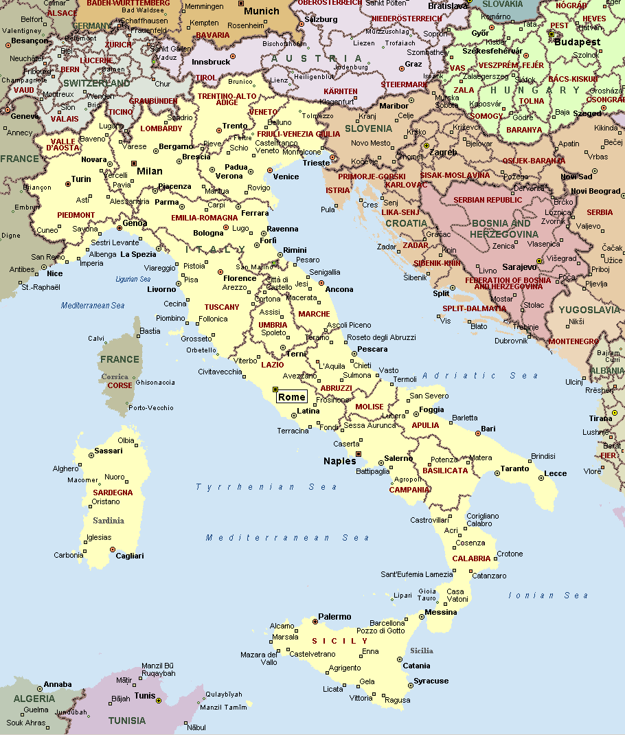 Catania map